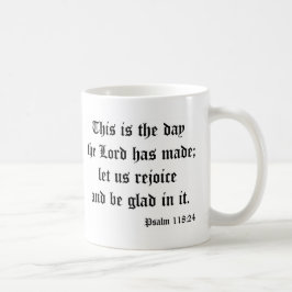 Caneca De Café Psalm118: 24