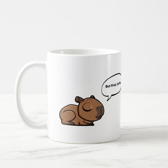 Caneca De Café PSF | Capivara  (Esquerda)