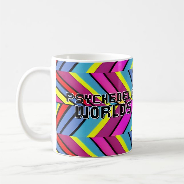 Caneca De Café Psicodélicos (Esquerda)