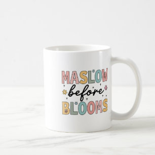 Caneca De Café Psicóloga Maslow Antes Do Bloom Sped Teacher Clro