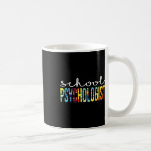 Caneca De Café Psicóloga Tie Dye Apreciação Dia De Volta A Scho