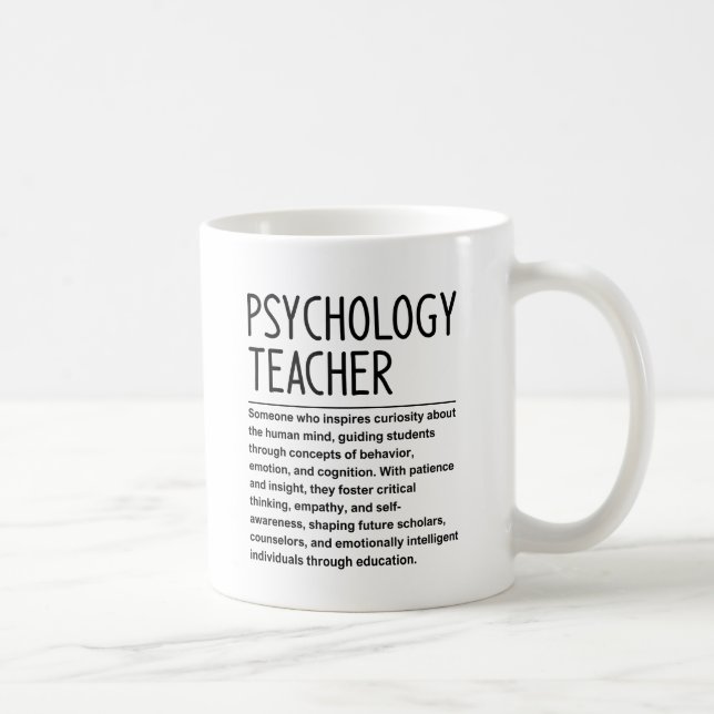 Caneca De Café Psicologia (Direita)