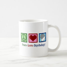 Caneca De Café Psicologia do Amor pela Paz