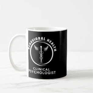 Caneca De Café Psicólogo Clínico de Saúde Mental e Comportamental