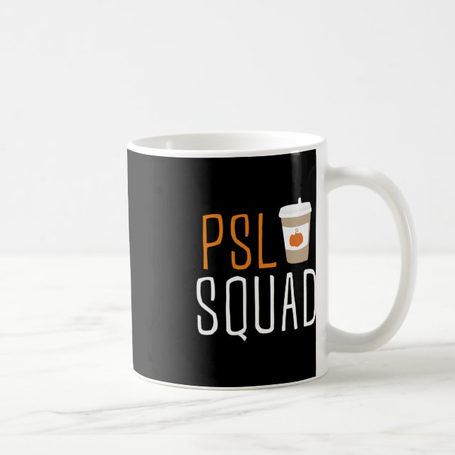 Caneca De Café PSL Squad Pumpkin Spice Latão Fall Autumn Ha (Direita)