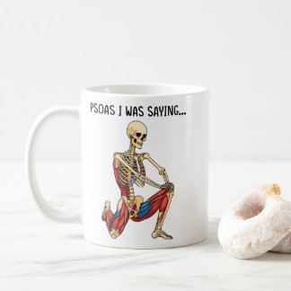Caneca De Café Psoas I Was Saying Funny Anatomy Skeleton