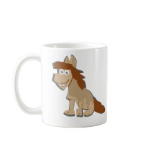 Caneca de café psta cavalo
