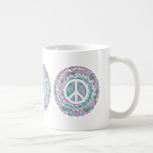 Caneca De Café Psychedelic Peace (Direita)
