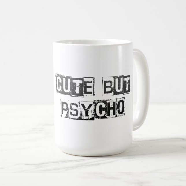Caneca De Café Psycho Mug (Frente Esquerda)