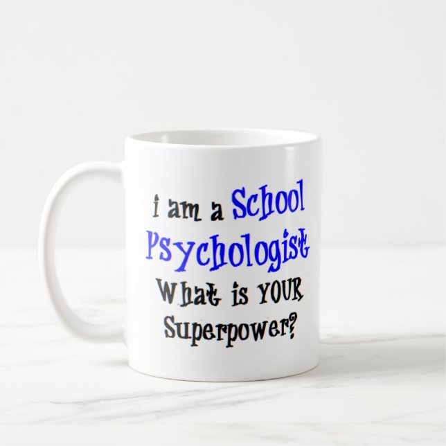 Caneca De Café psychologist school (Esquerda)