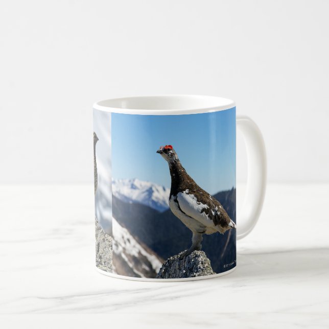 Caneca De Café Ptarmigan (Frente Esquerda)