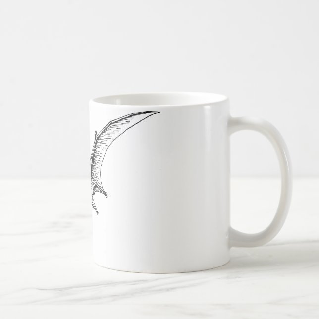Caneca De Café Pterodactyl (Direita)