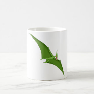 Caneca De Café Pterodactyl verde de voo