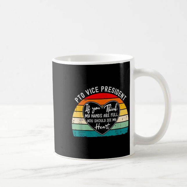 Caneca De Café Pto Vice President Appreciation School Parent Volu (Direita)