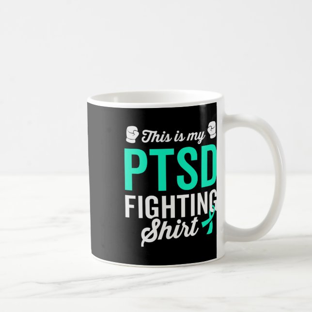 Caneca De Café Ptsd Stress Warrior Awarness (Sensibilização para  (Direita)