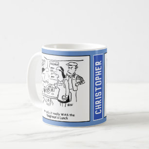 Caneca De Café Pub do Campo com Almoço do Plowman.