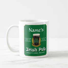 Caneca De Café Pub Mug Personalizado Irlandês