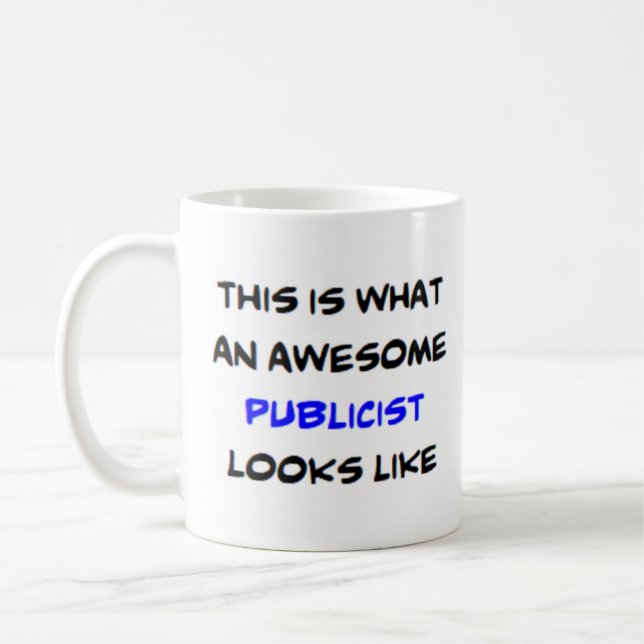 Caneca De Café publicista, incrível (Esquerda)