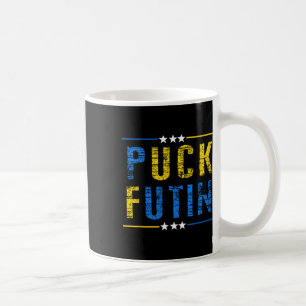 Caneca De Café Puck Futin Meme Eu Apoio a Ucrânia Amante Ucranian
