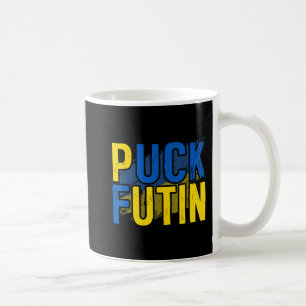 Caneca De Café Puck Futin Meme I Stand With Ucraniano Lov