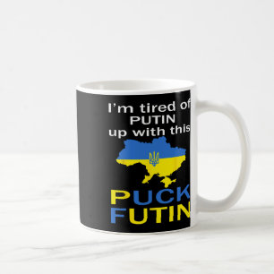 Caneca De Café Puck Futin Meme Orgulhoso Do Mapa Da Ucrânia Ucrân