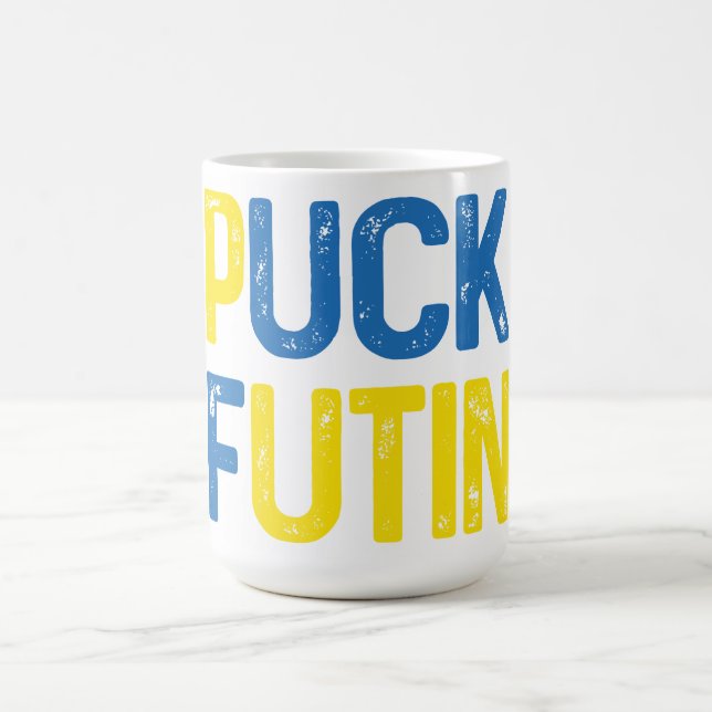 Caneca De Café Puck Futin Support Ucrânia (Centro)