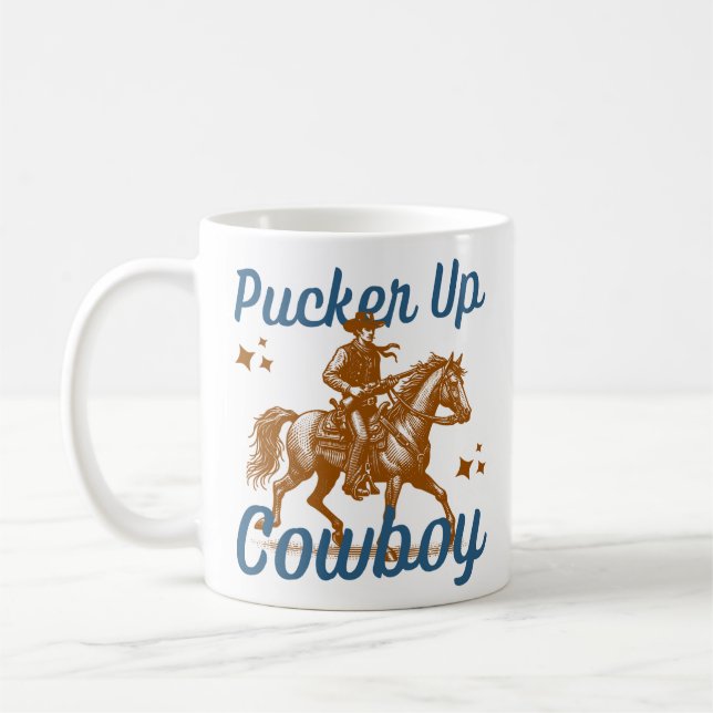 Caneca De Café Pucker up cowboy (Esquerda)