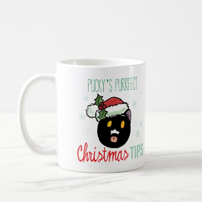 Caneca De Café Pucky's Purrfect Christmas Tips Mug (Esquerda)
