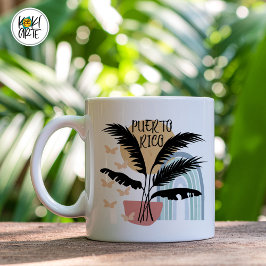 Caneca De Café Puerto Rico BOHO Tropical