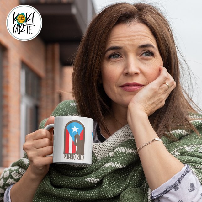 Caneca De Café Puerto Rico Morro Garita Arc (Criador carregado)