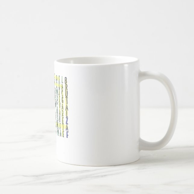 CANECA DE CAFÉ PUETO RICO WORD SEARCH (Direita)