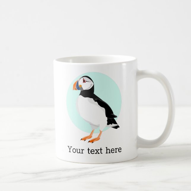 Caneca De Café Puffin (Direita)
