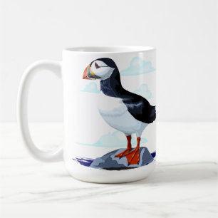 Caneca De Café Puffin Cute Atlantic Seabird