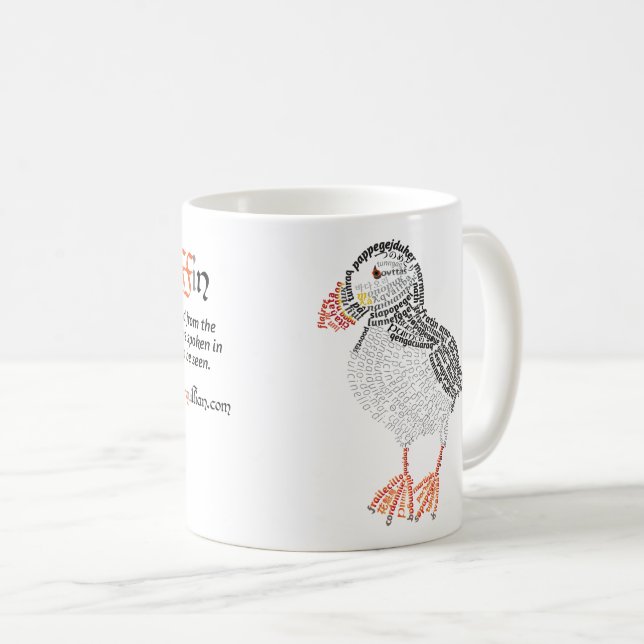 Caneca De Café Puffin Mug do Mundo (Frente Esquerda)