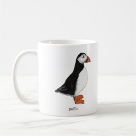 Caneca De Café puffin / Seumas-ruadh tradução gaélica escocesa