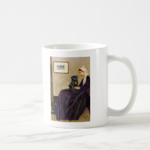 Caneca De Café Pug 14 (preto) - Mãe do Assobiador