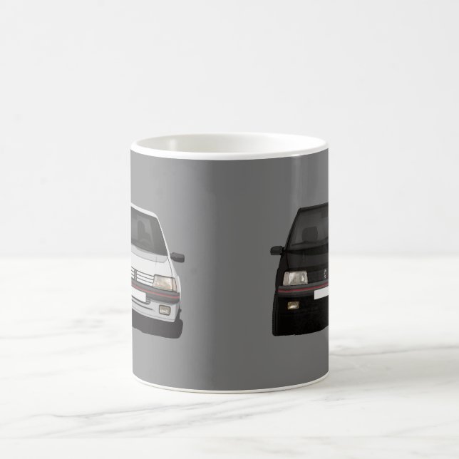 Caneca De Café Pug 205 GTi 2 x imagens (Centro)