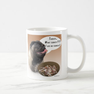Caneca De Café Pug (despedida) Turquia