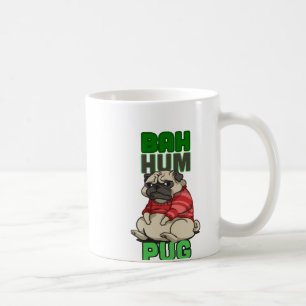 Caneca De Café Pug do zumbido de Bah