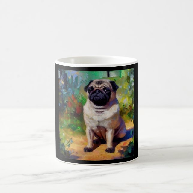 Caneca De Café Pug Dog (Centro)