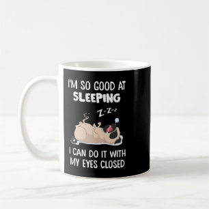Caneca De Café Pug Dog Pug Eu Sou Tão Bom Em Dormir Eu Posso Faze