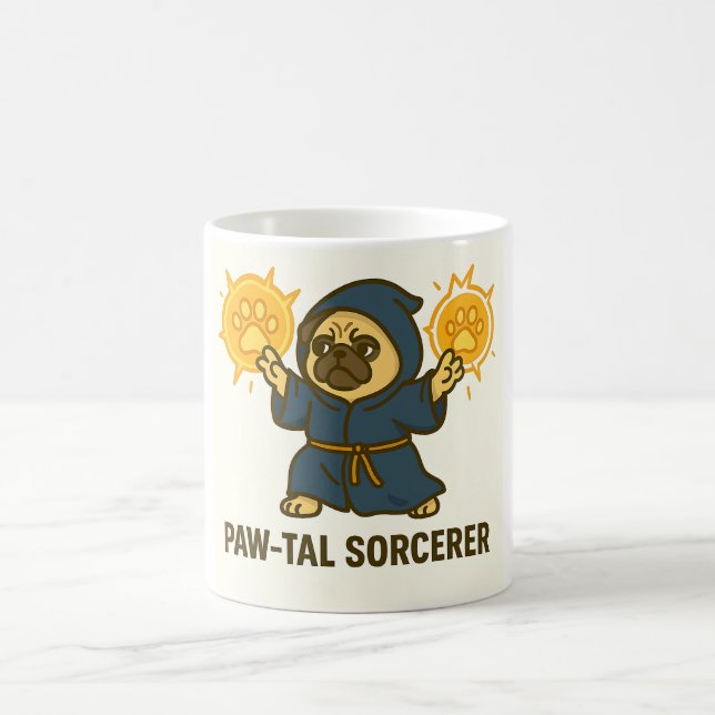 Caneca De Café Pug engraçado (Centro)