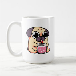 Caneca De Café Pug Gato
