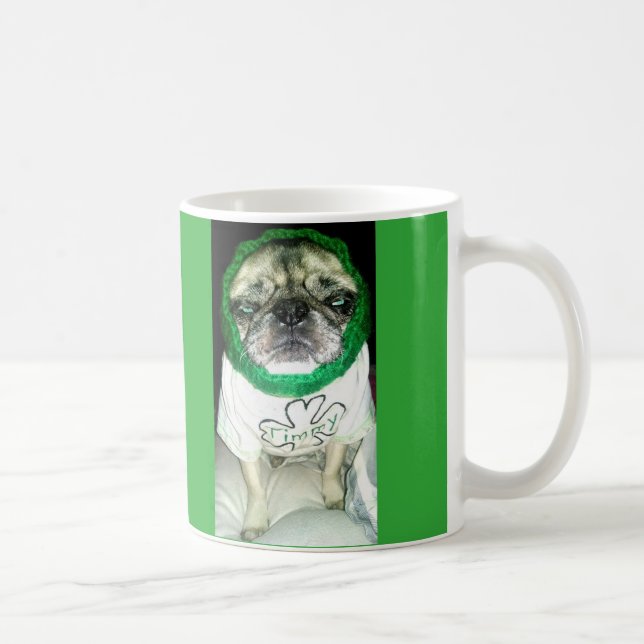 Caneca De Café Pug irlandês (Direita)