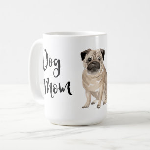 Caneca De Café Pug Mãe