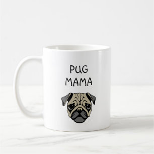Caneca De Café Pug Mama
