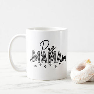 Caneca De Café Pug Mama Café Mug