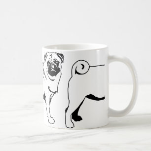 Caneca De Café Pug Mops