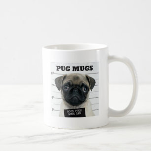 Caneca De Café Pug Mug, Os Boos Pugs Ficaram Ruins