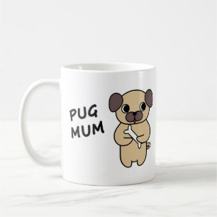 Caneca de café PUG MUM